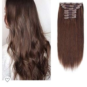 Sassina 16inch hair clip extensions 7 piece